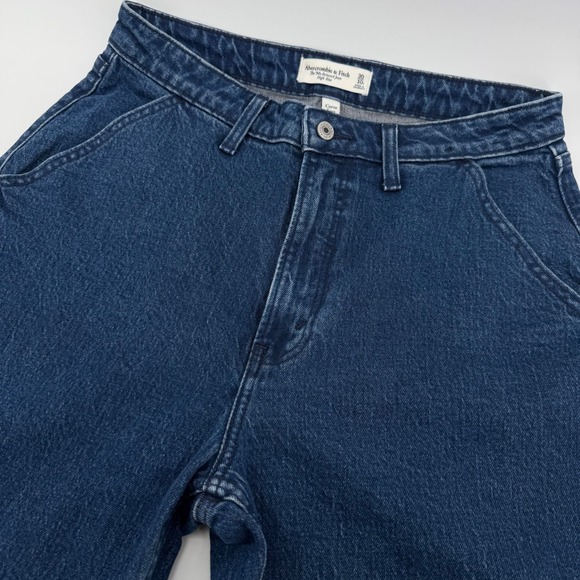 Abercrombie & Fitch Denim - Abercrombie & Fitch 90s Relaxed Jean Women 30/10S Dark Blue High Rise Curve Love